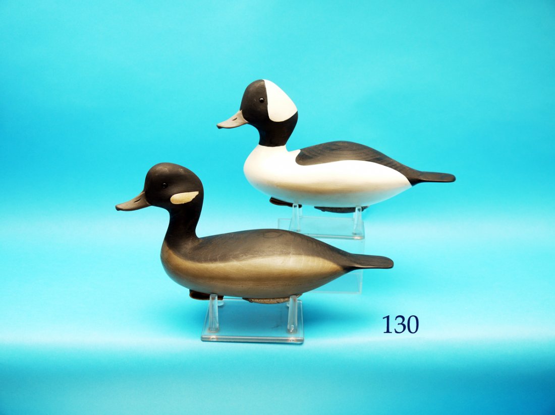 FINE PAIR OF BUFFLEHEADS by Pete Peterson, Cape (1 of 1)