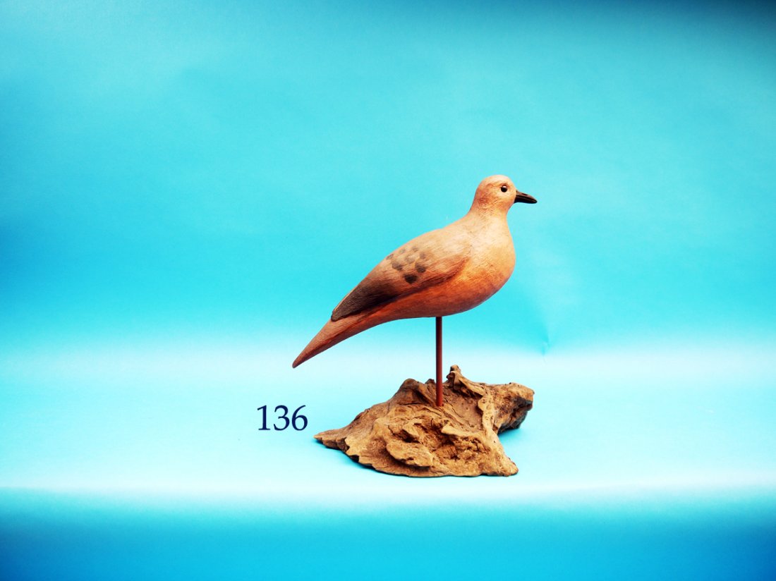 VERY RARE DOVE by Delbert “Cigar” Daisey, Chincoteague, (1 of 1)