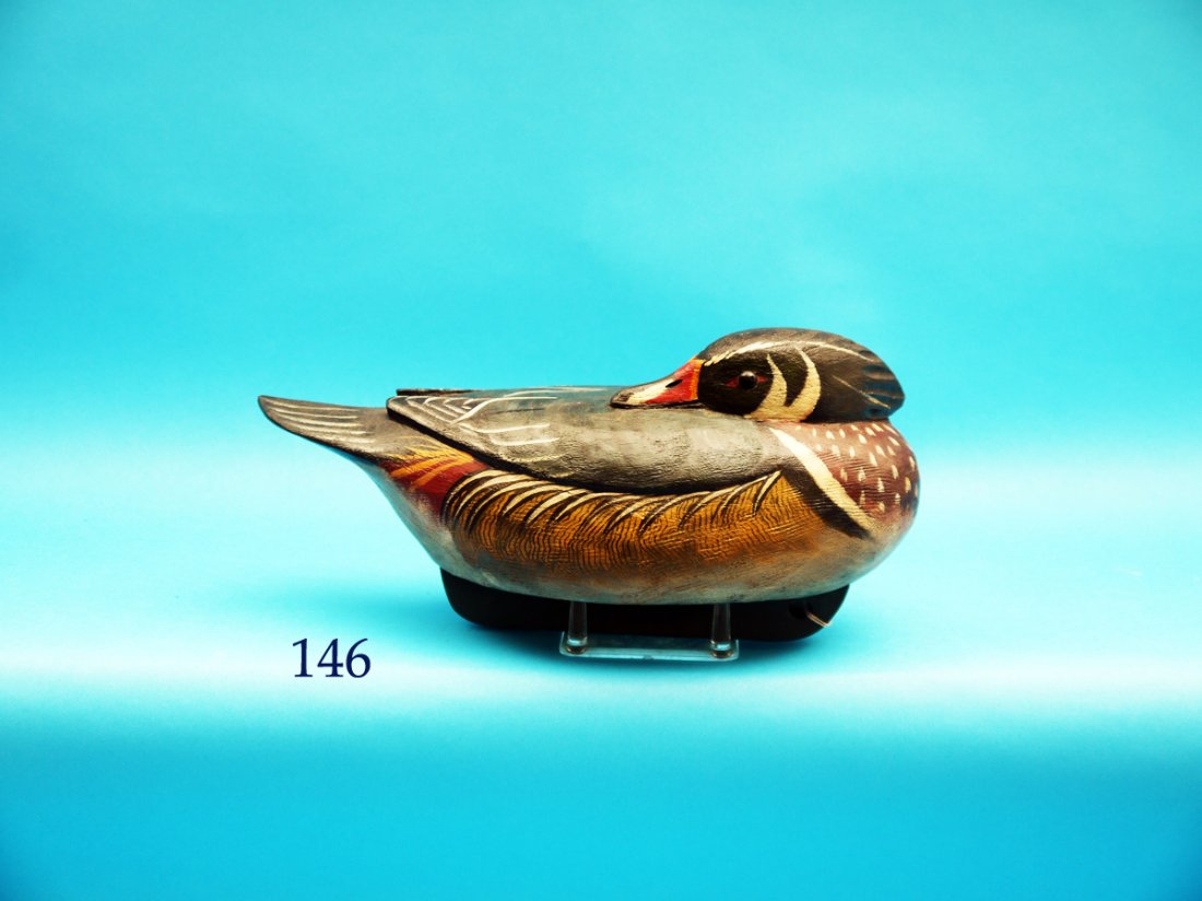 FINE WOOD DUCK DRAKE by Reggie Birch, Chincoteague, VA. (1 of 1)