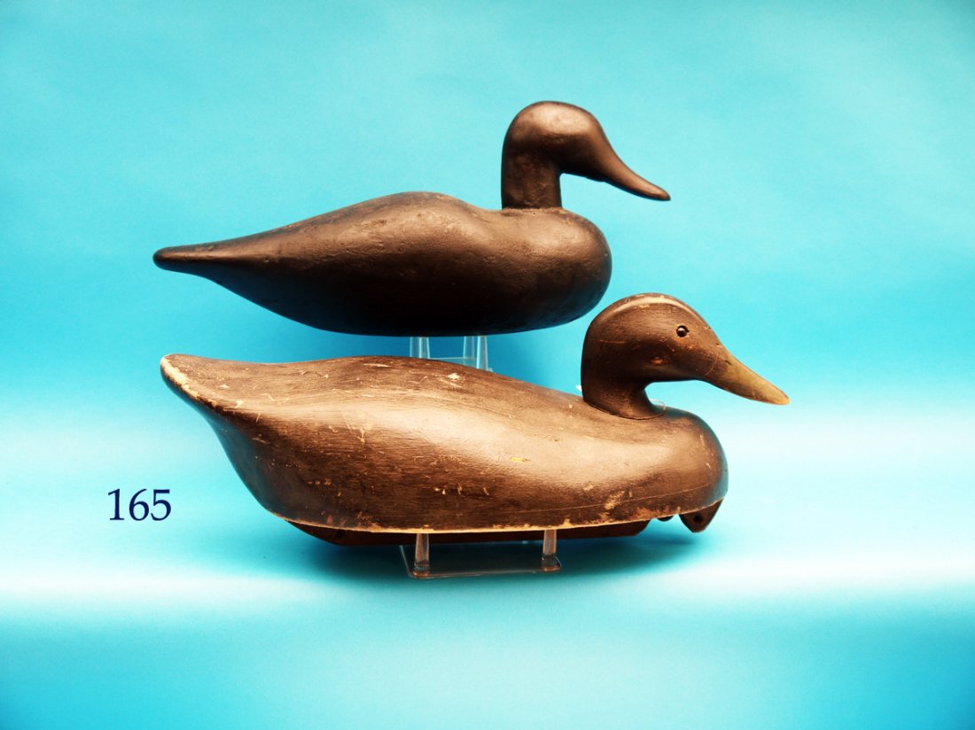 TWO BLACK DUCKS. One is by Ken Harris, Woodville, NY. (1 of 1)
