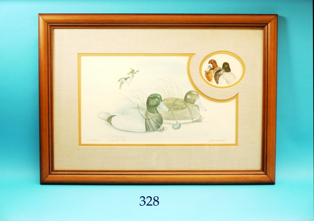 PRINT by Kevin McBride, Chincoteague, VA. Depicts two (1 of 1)