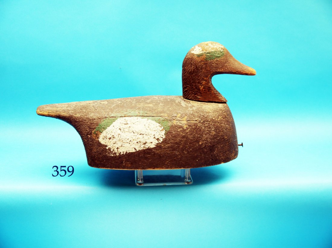 WIDGEON DRAKE BATTERY DECOY by Wilton Walker, Tulls (1 of 1)