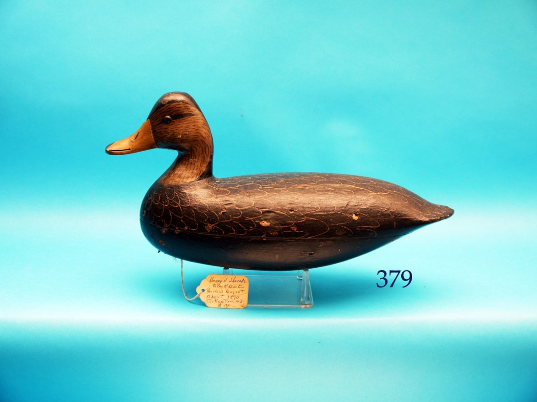 EARLY BLACK DUCK by Harry V. Shourds, Tuckerton, NJ, (1 of 1)