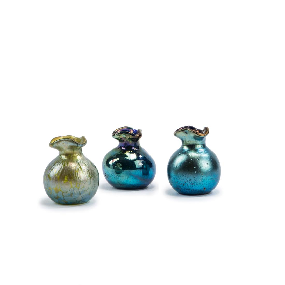 Three miniature vases, c1900 (1 of 2)