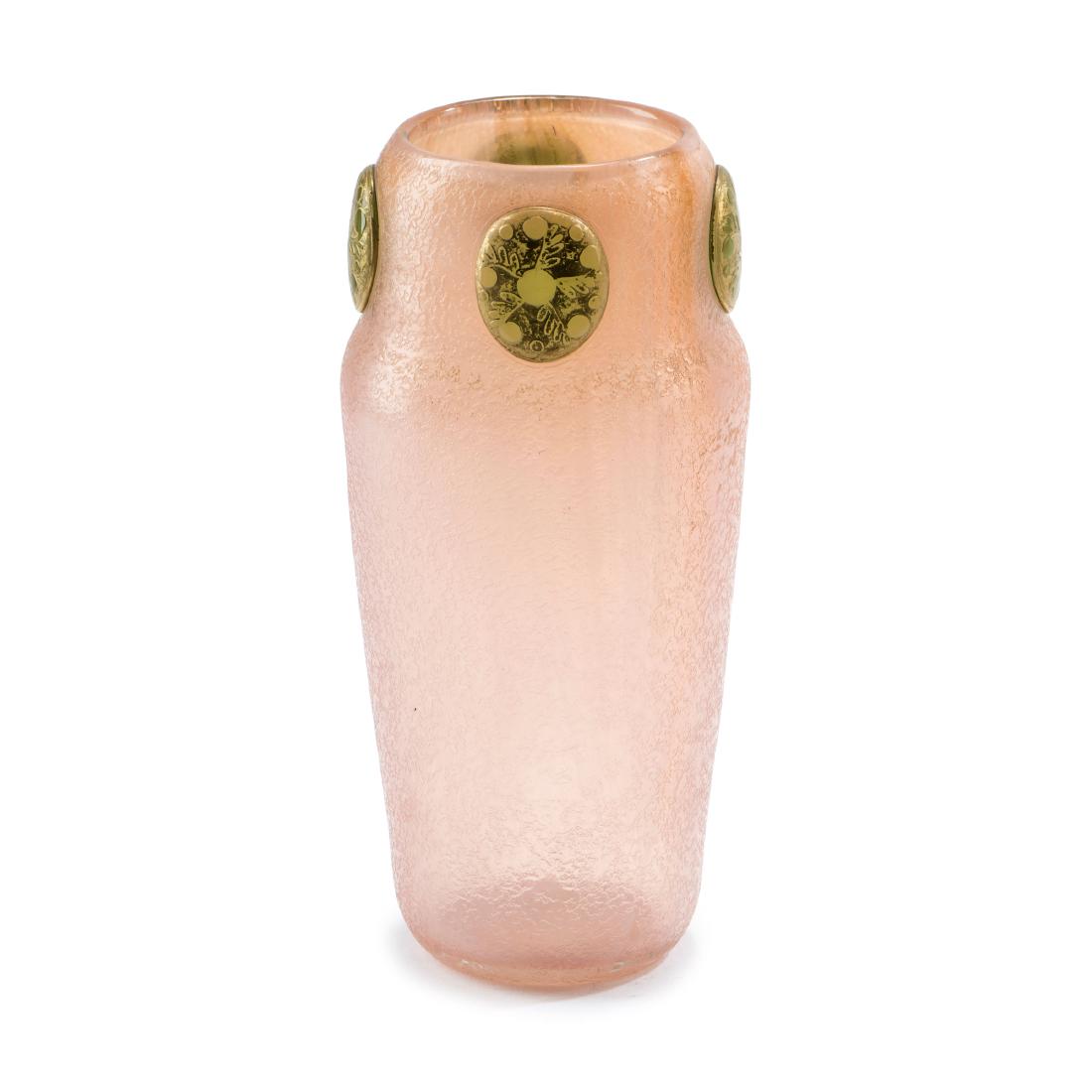 'Rose quartz' vase with applications, 1909-10 (1 of 5)
