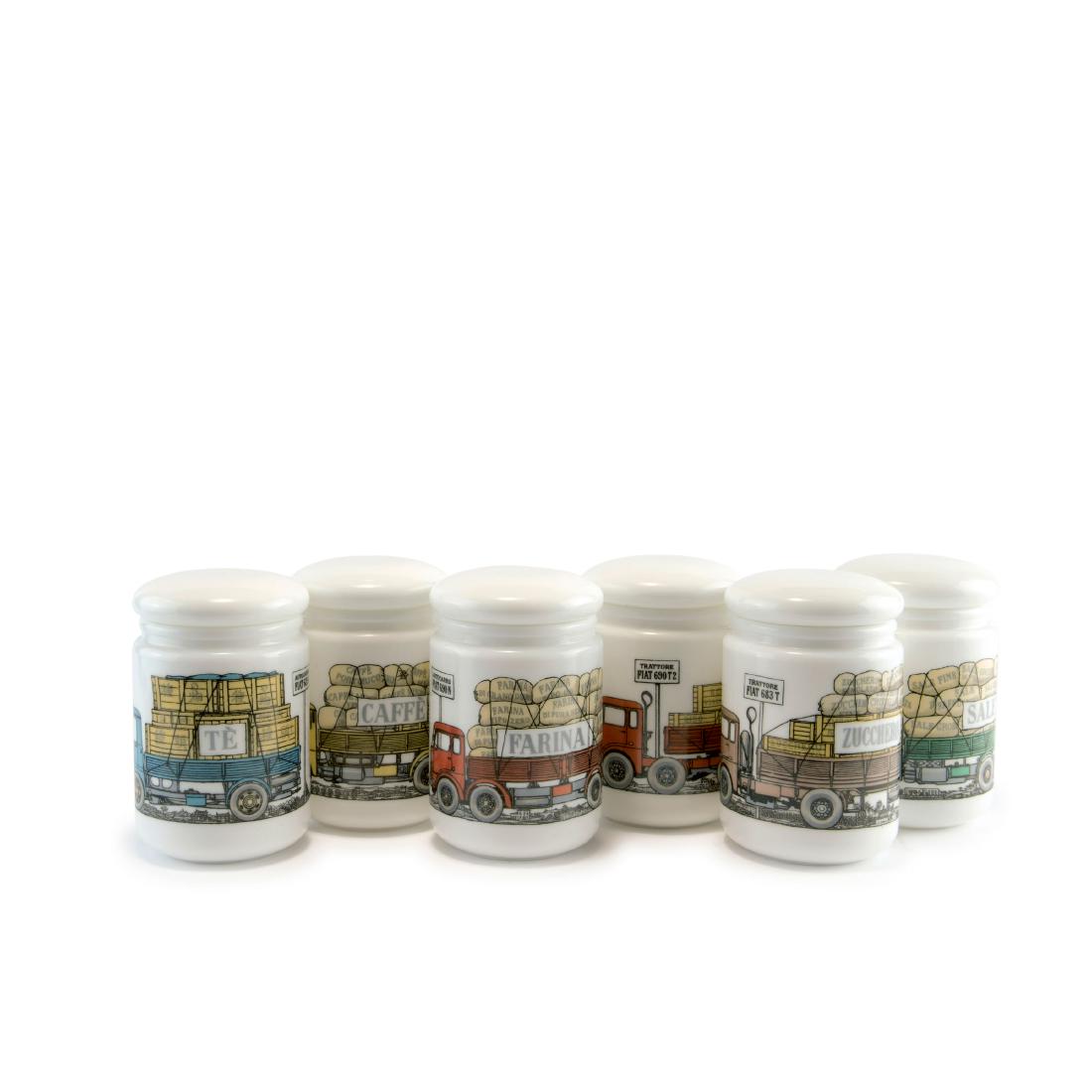 Six 'Fiat' jars, c. 1960 (1 of 1)