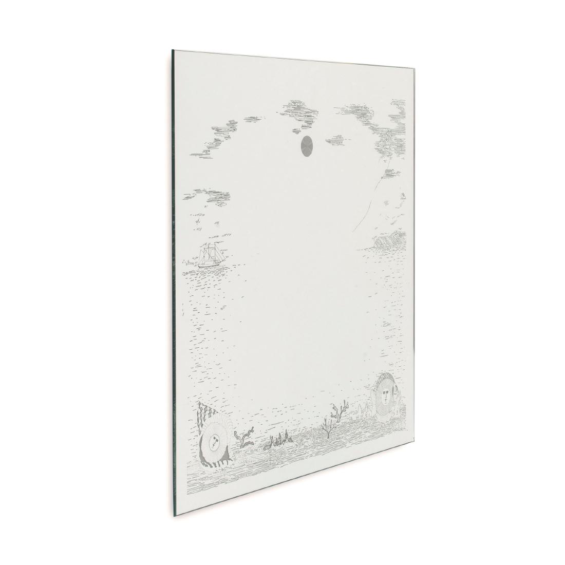 Illuminated 'Fondo Marino' mirror, 2000s (1 of 2)