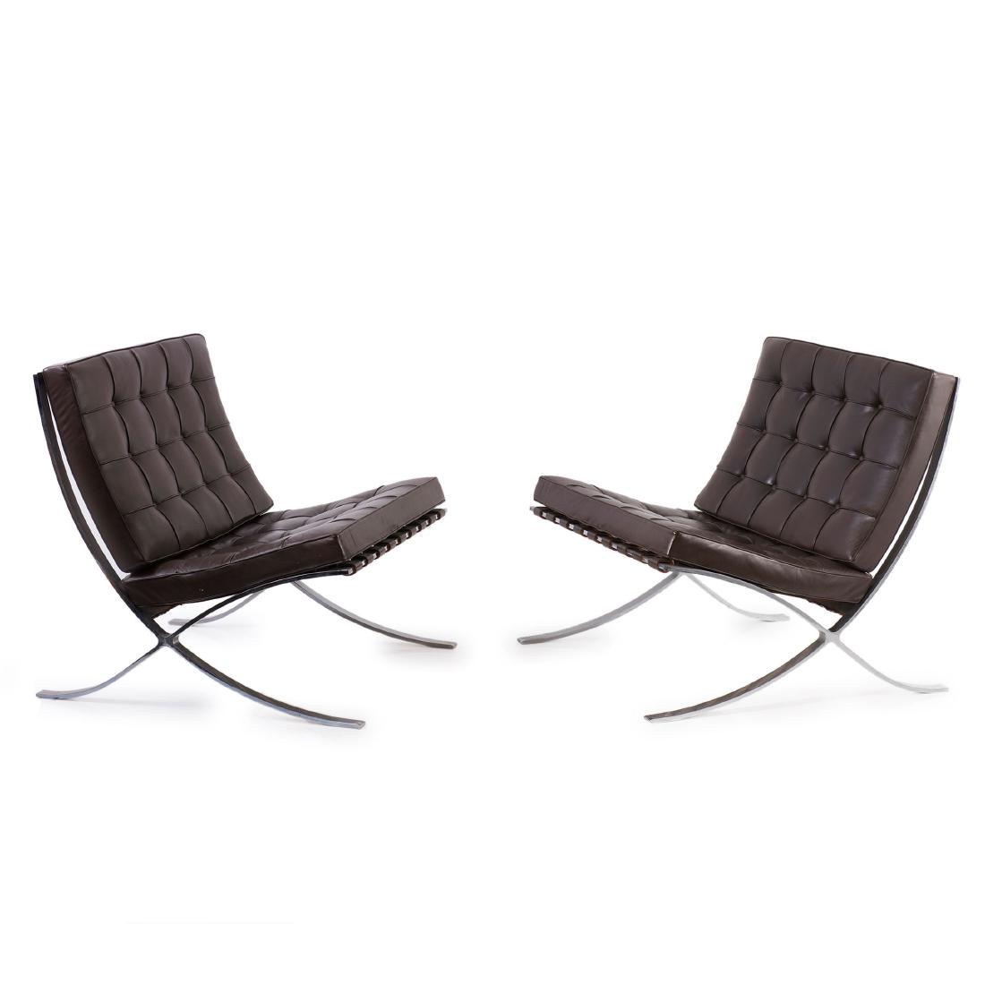 Two 'Barcelona' easy chairs, 1929 (1 of 4)