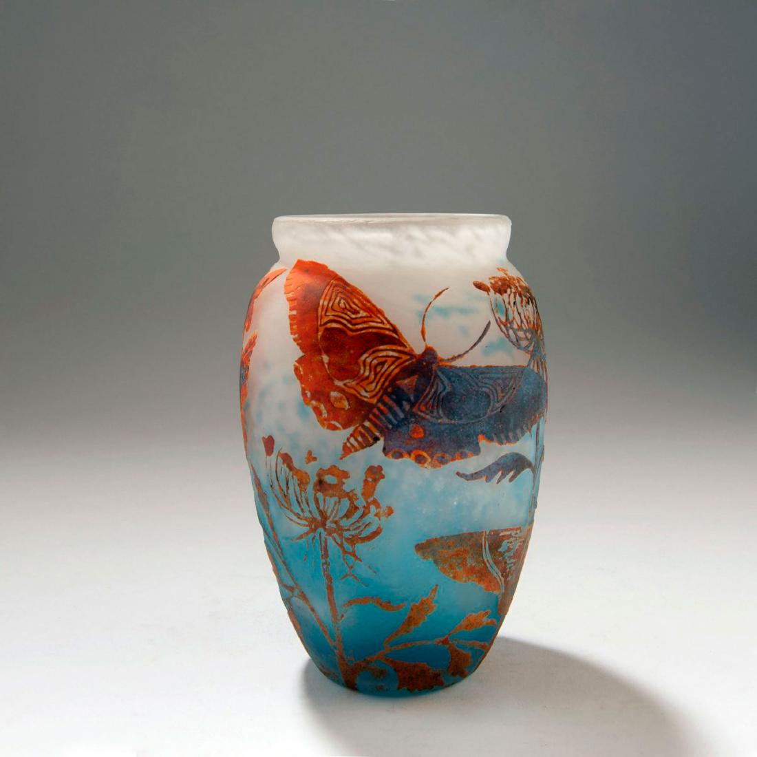 'Les Papillons de Nuit' vase, c. 1925 (1 of 3)