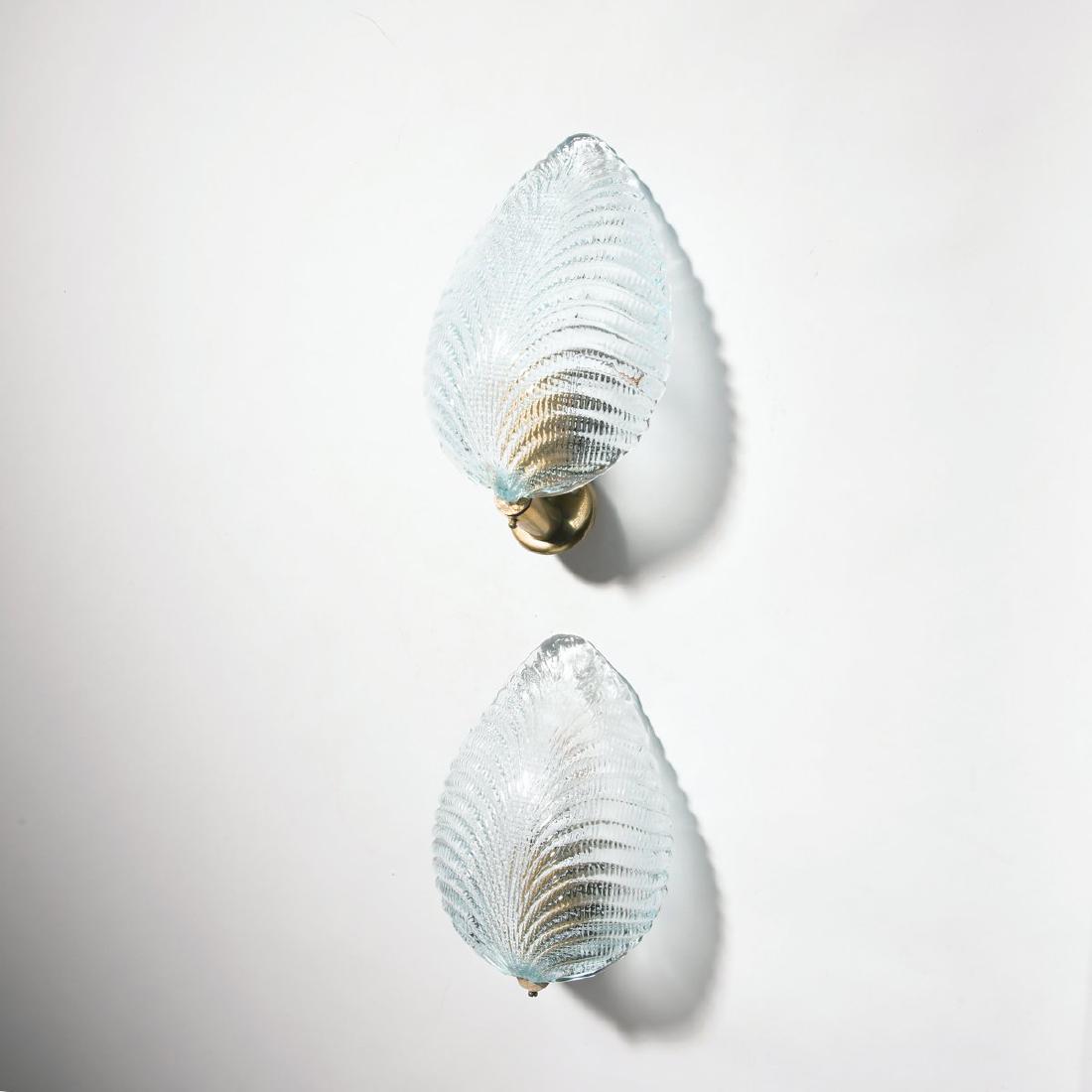 Ercole Barovier, Two wall appliques 'piumato', 1942 (1 of 1)