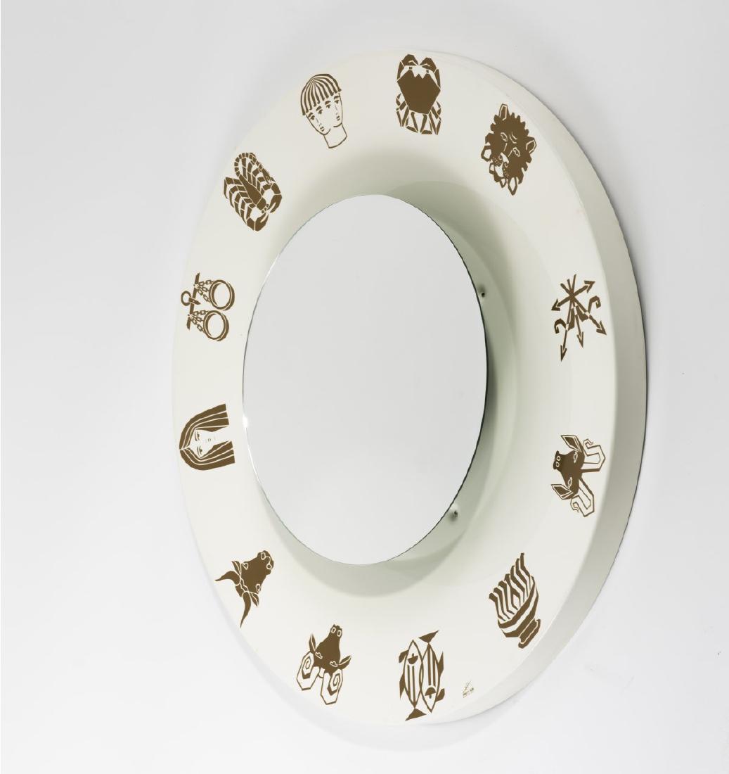 Barnaba Fornasetti, Illuminated 'Zodiaco' mirror, 1990s (1 of 4)