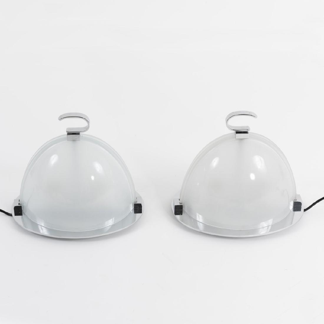 L. Caccia Dominioni, 2 'LTA13' - 'Elmo' table lights, (1 of 2)