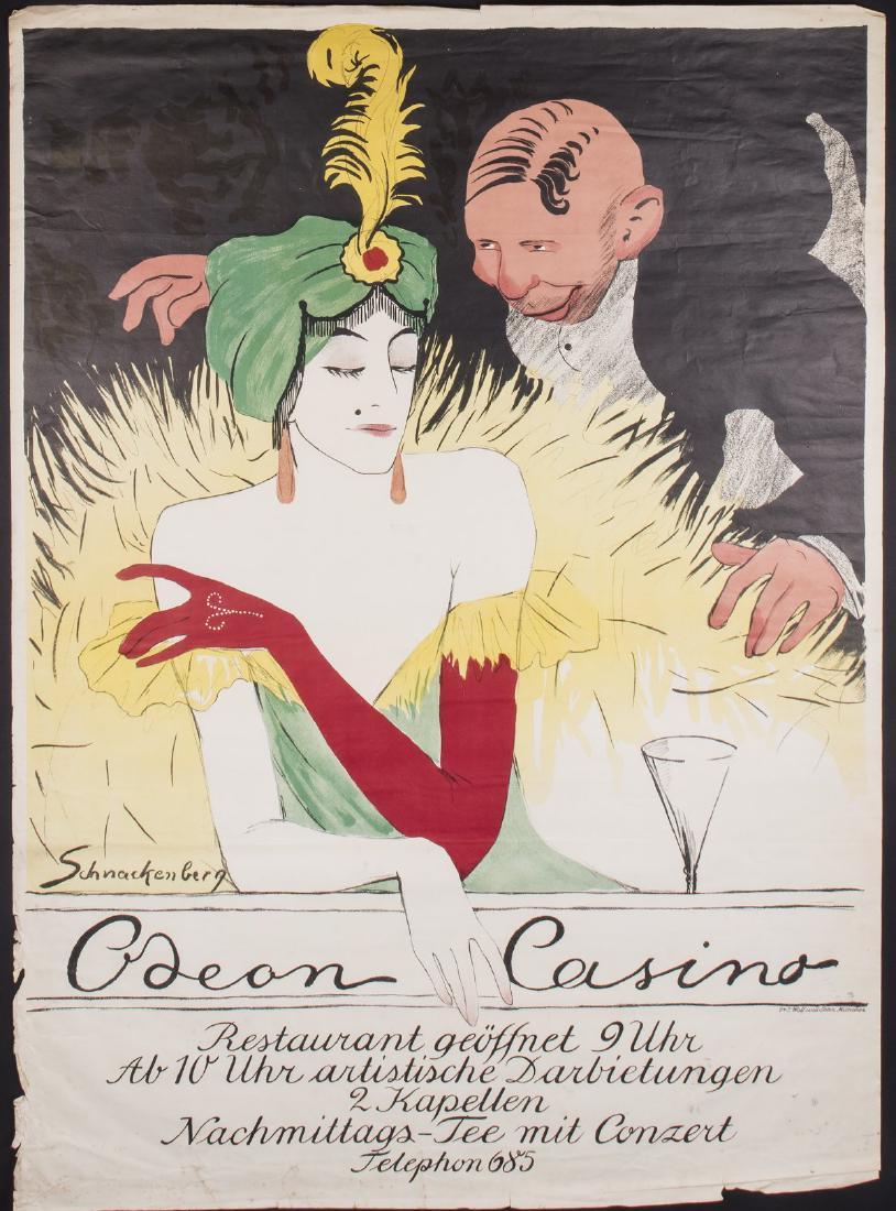 Walter Schnackenberg, Poster 'Odeon Casino', 1911 (1 of 2)