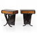 Italy, Two bedside tables, 1940/50s