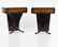 Italy, Two bedside tables, 1940/50s - 2