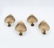 Barovier & Toso, Murano, Four wall lights, 1940s