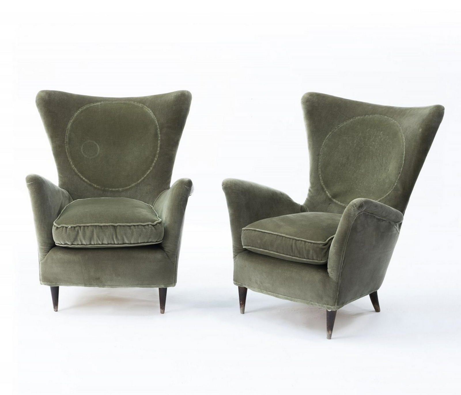Gio Ponti, Two armchairs, 1950s (1 of 3)