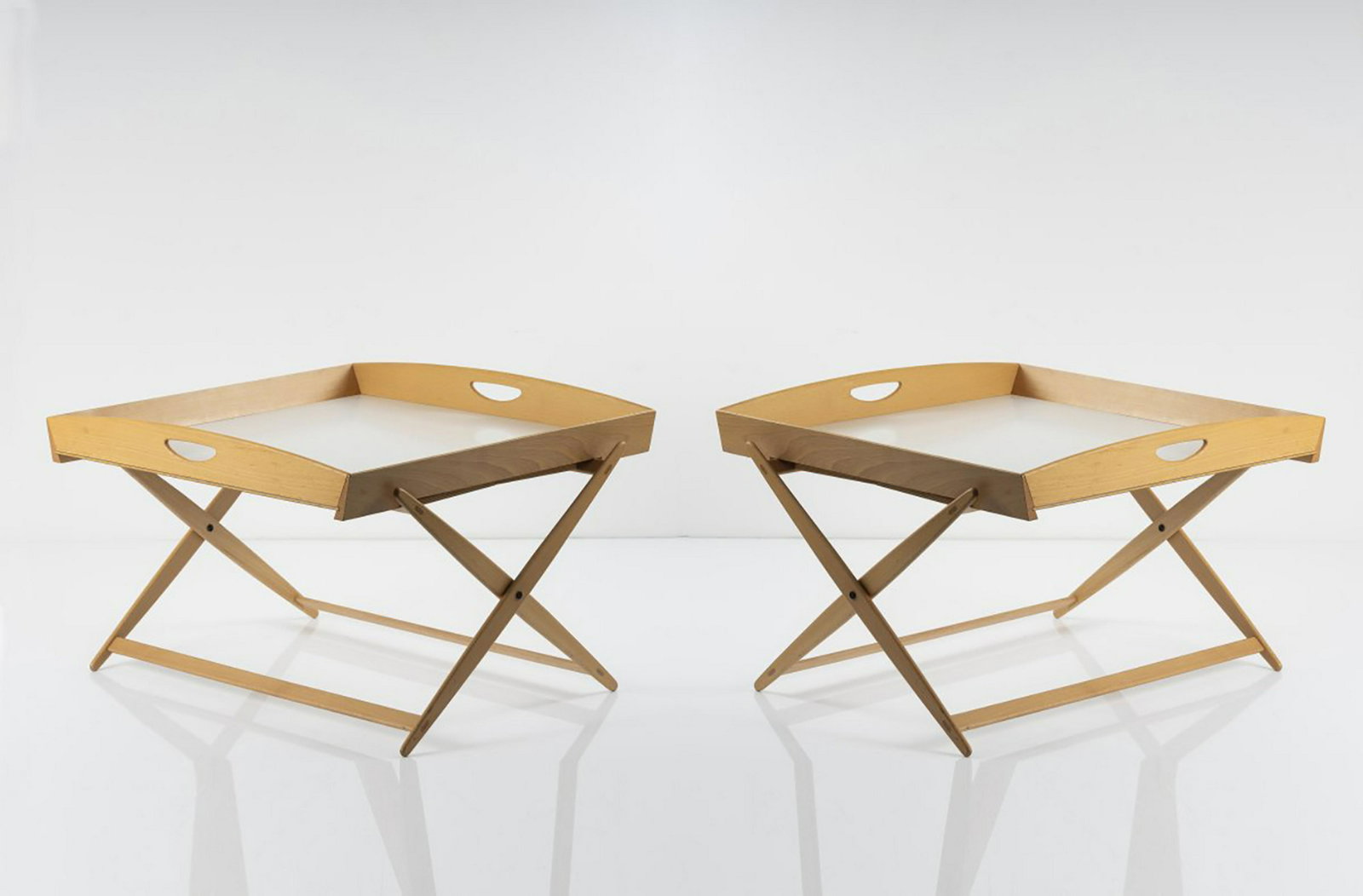 A. Castiglioni, Two 'Supermate' side tables, 1992 (1 of 7)