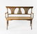 J. & J. Kohn, Wsetin, Bench and table, c. 1900 - 5