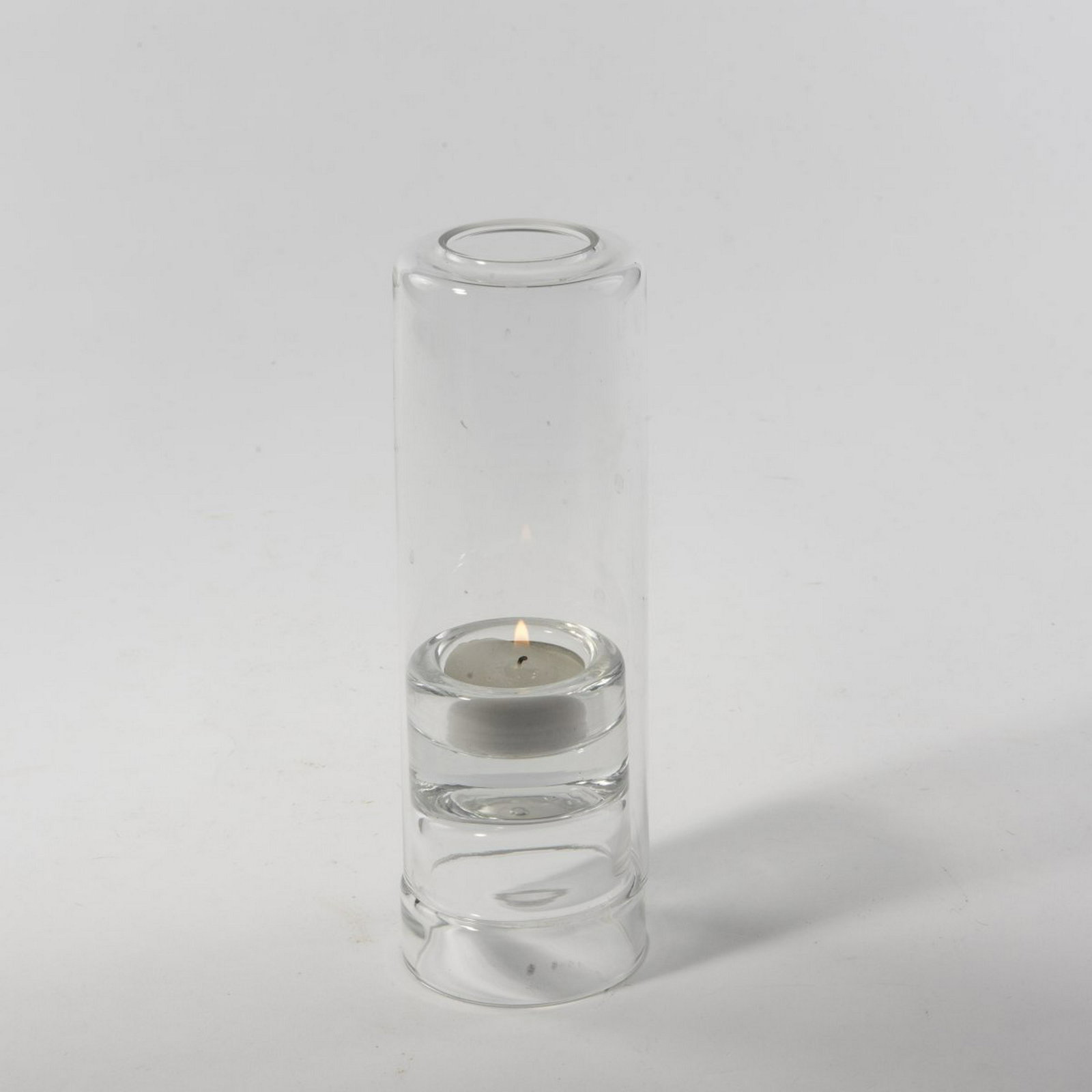 Egon Eiermann, 'WL' lantern, 1957: Egon Eiermann, 'WL' lantern, 1957, H. 21 cm. Made by Richard Sussmuth, Immenhausen. Clear glass. , Die Neue Sammlung, p. 146; Deutsches Design, p. 100.