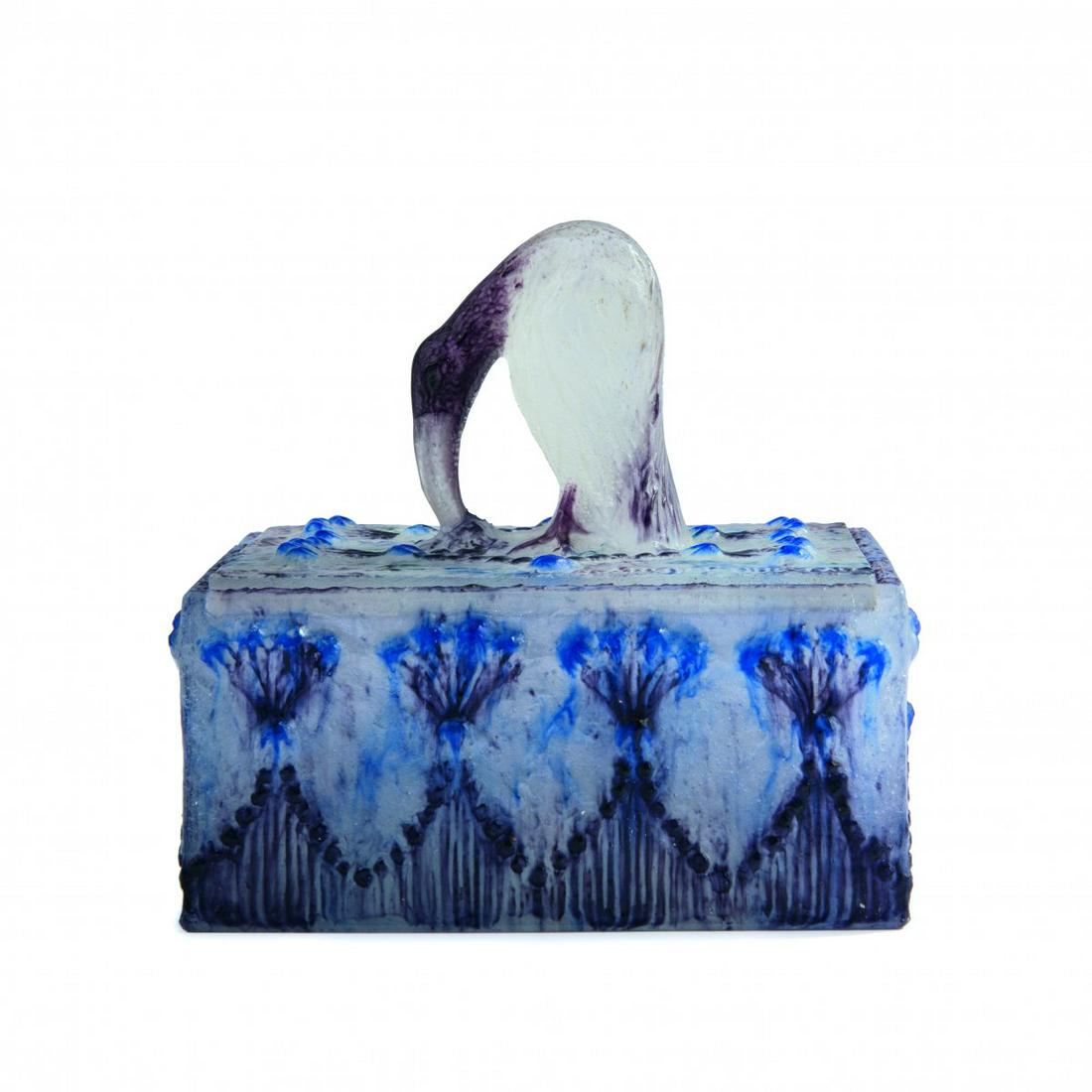 Gabriel Argy-Rousseau, Lidded box with Ibis, c. 1925 (1 of 6)