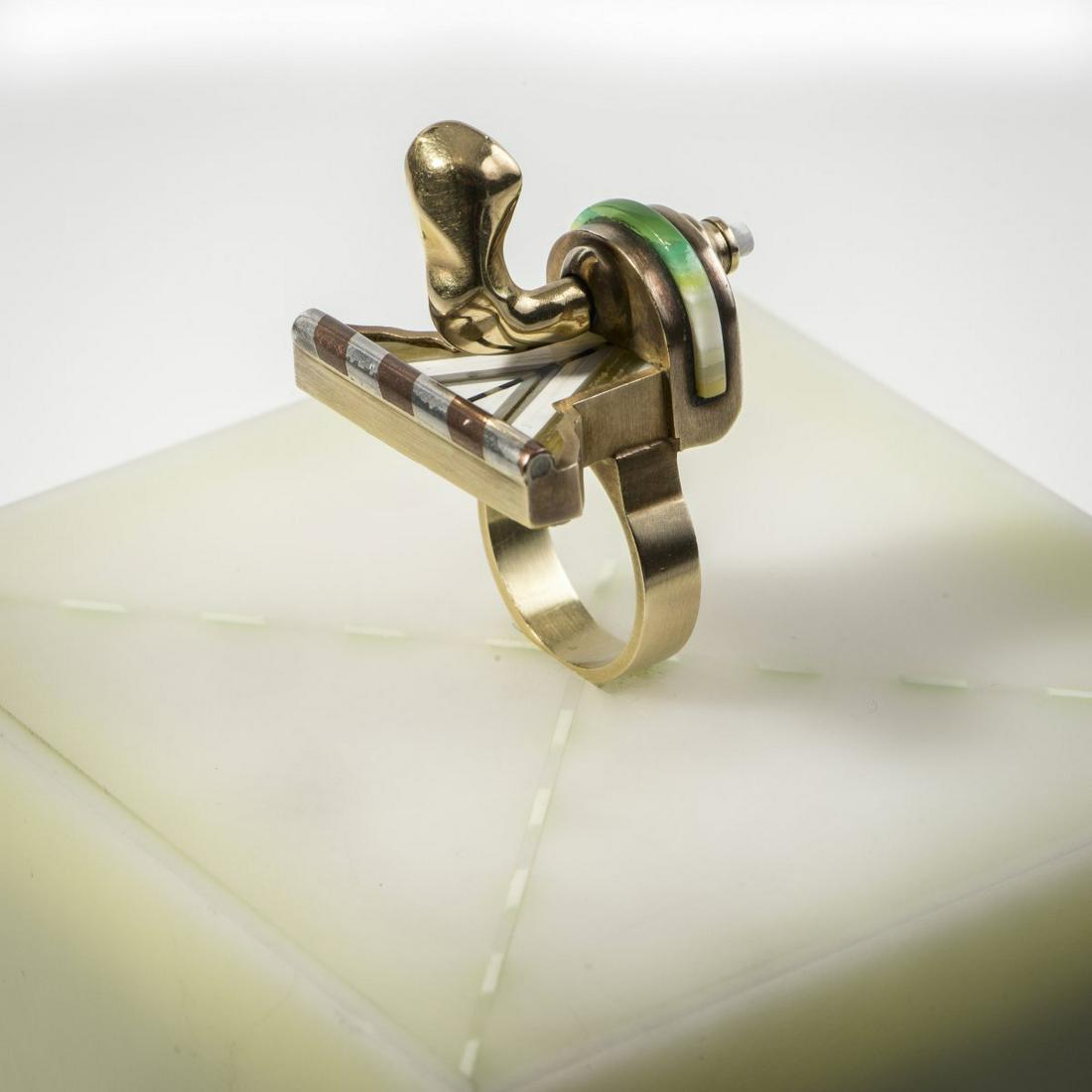 Claus Bury, Kinetic Ring, c. 1970-74 (1 of 2)