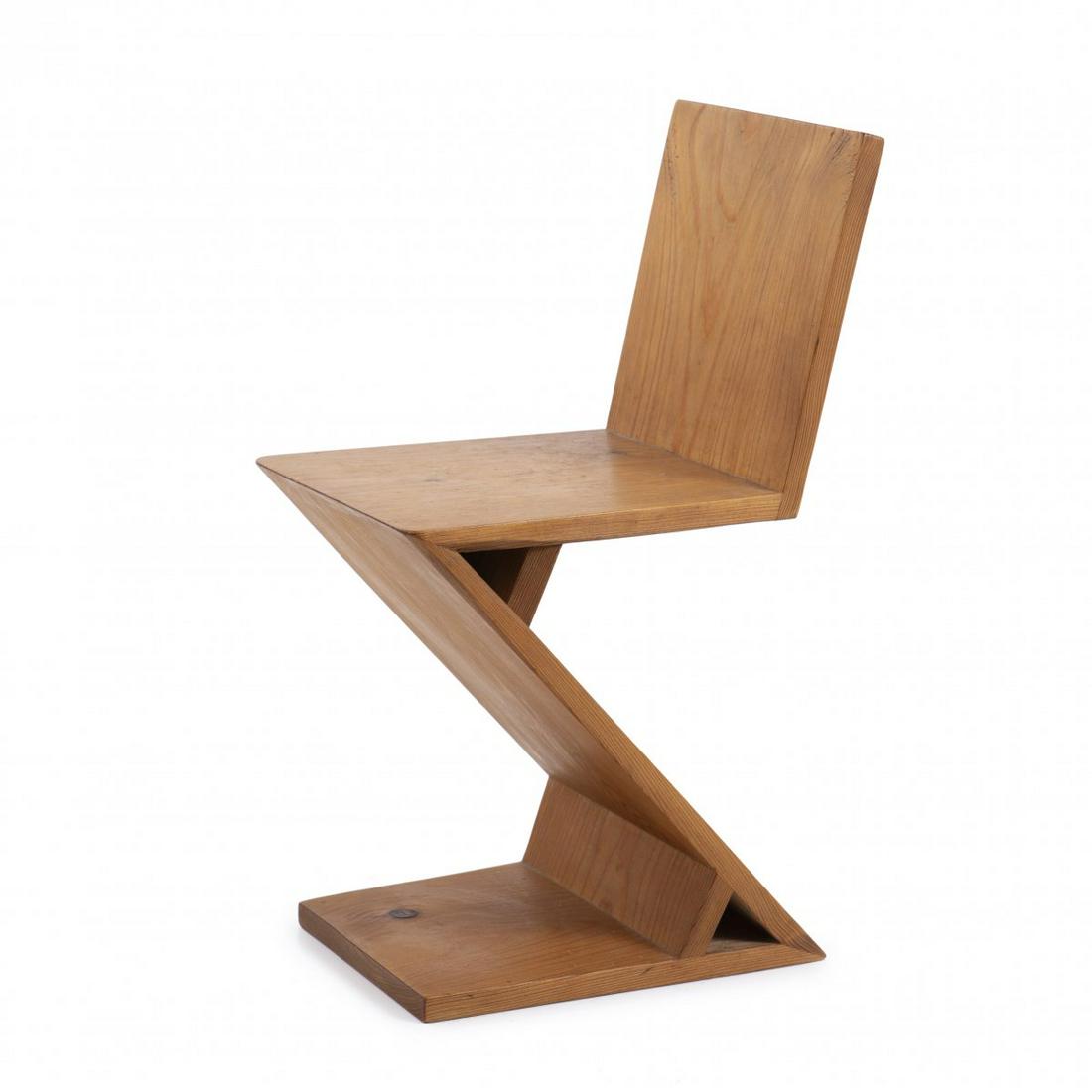 Gerrit Rietveld (after), 'ZigZag' child's chair, (1 of 4)