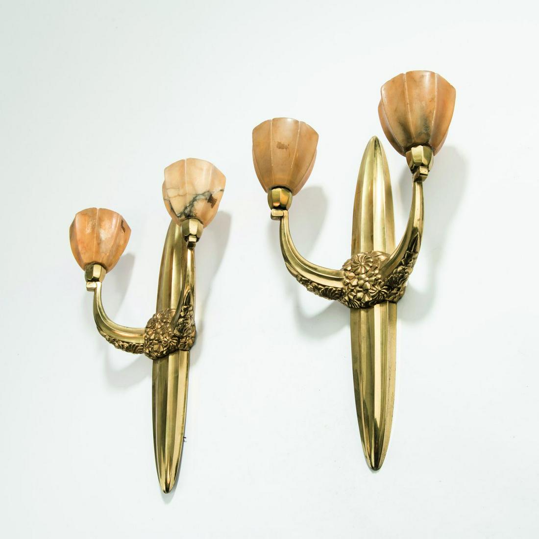 France, Two wall lights, c. 1925 (1 of 4)