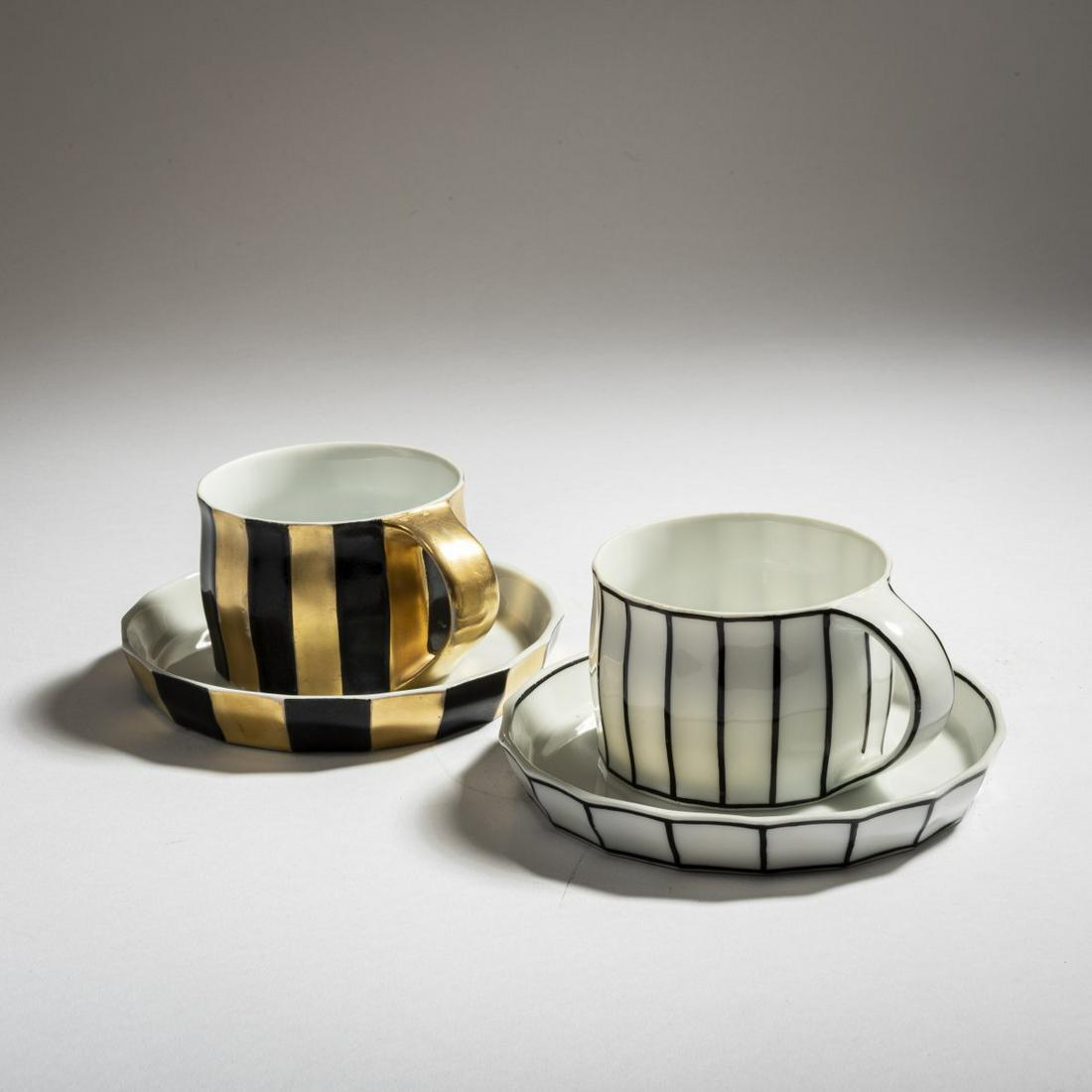 Josef Hoffmann, Two coffee cups, 1910-11 (1 of 5)