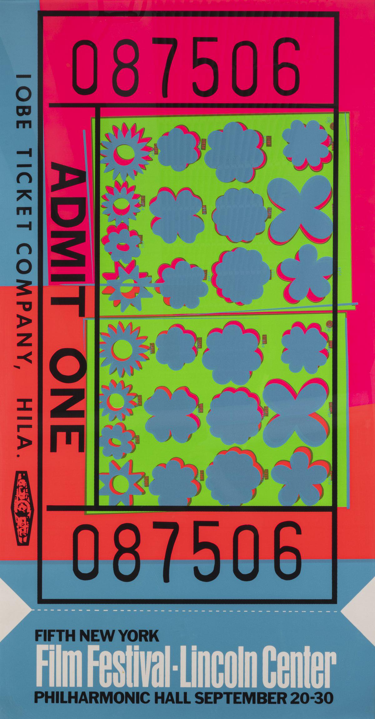Andy Warhol, 'Lincoln Center Ticket', 1967 (1 of 1)