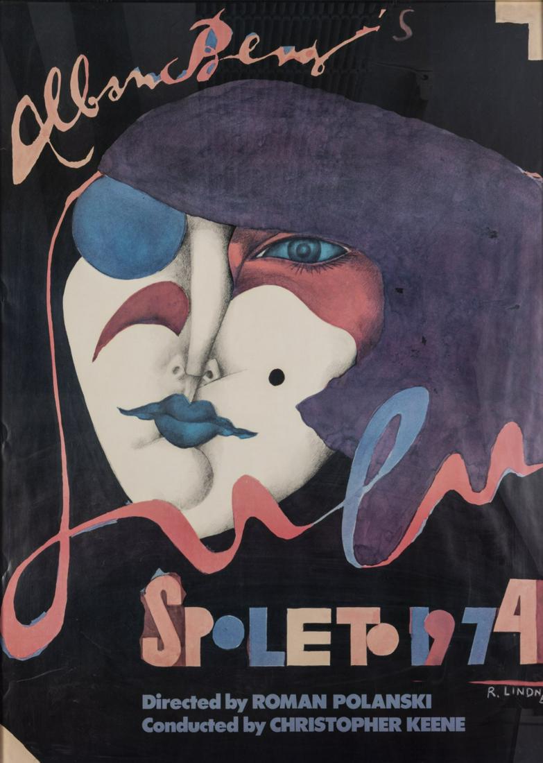 Richard Lindner, Poster 'Alban Berg - Lulu - Spoleto', (1 of 1)