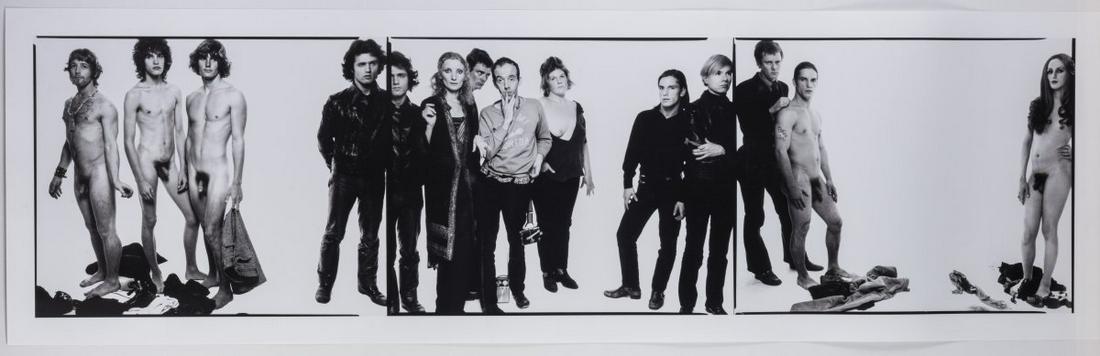 Richard Avedon, 'Andy Warhol and members of the (1 of 1)