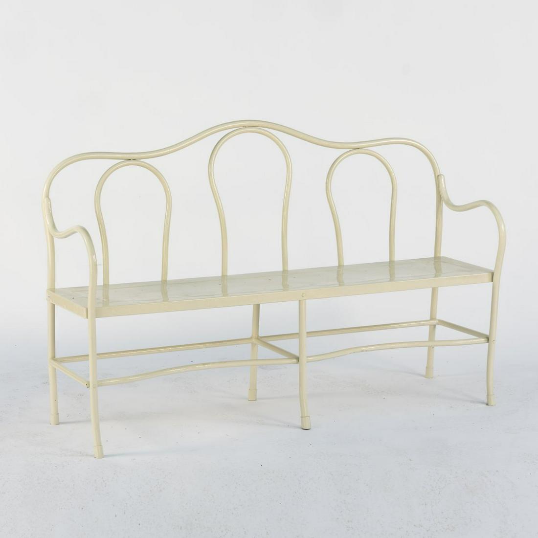 Italy, Garden bench, 1940s (1 of 2)