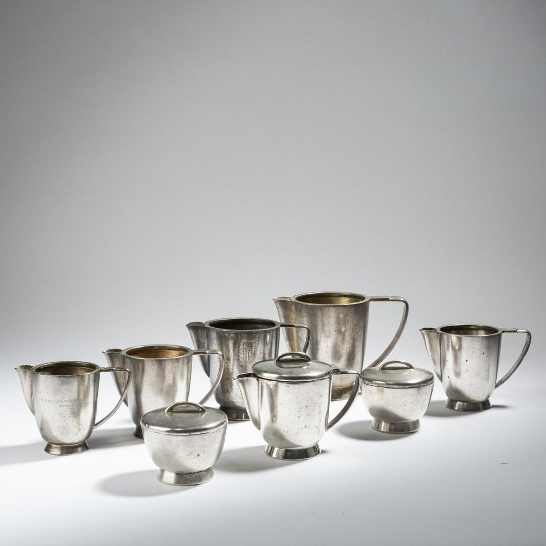 Gio Ponti , Hotel silverware: Set of eight for 'Regina (1 of 5)