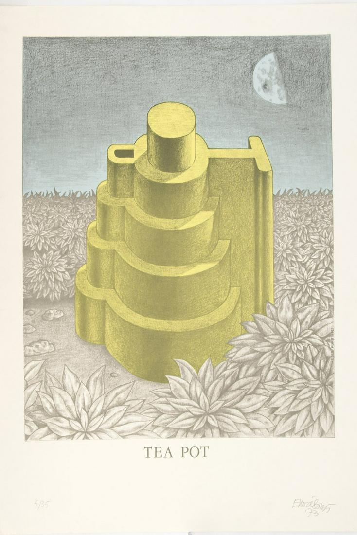 Ettore Sottsass , 'Tea Pot' (Lapislazuli) poster, 1973 (1 of 3)