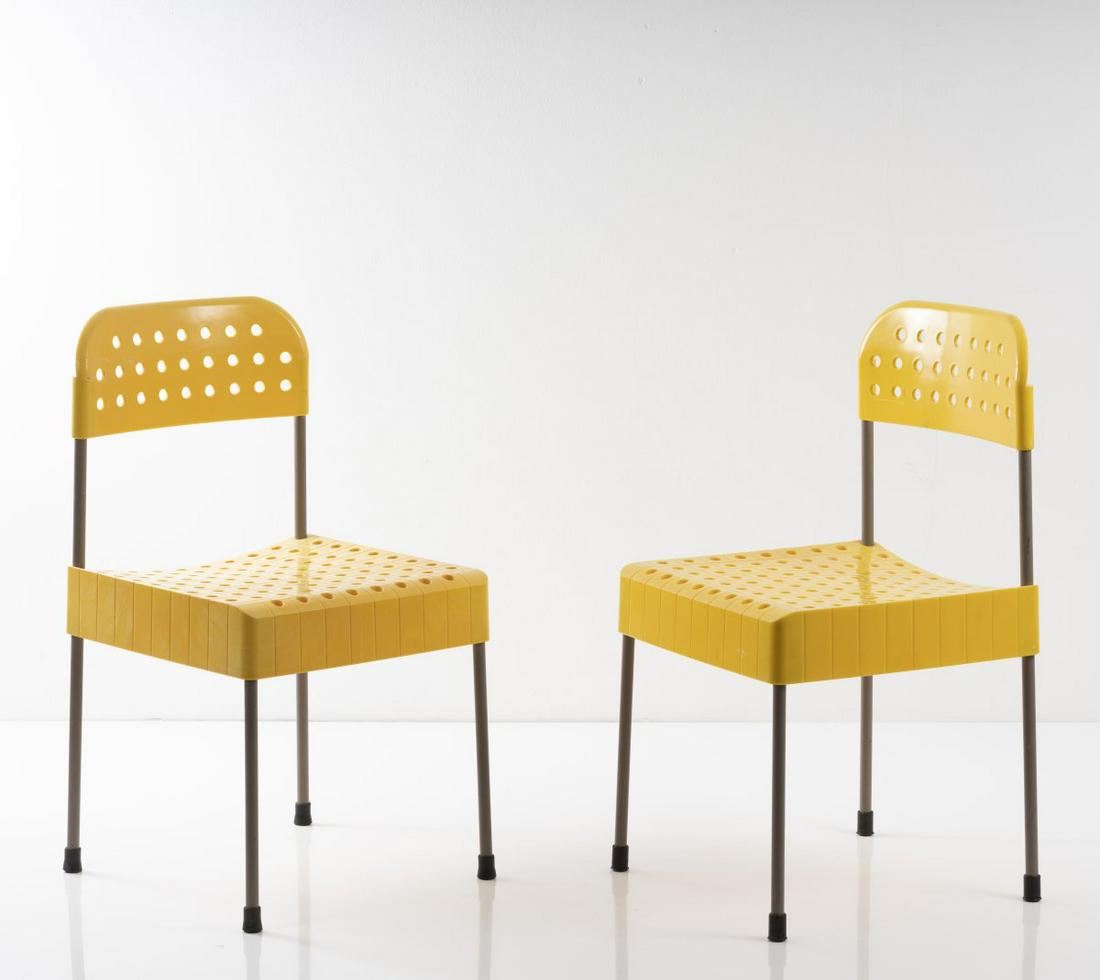 Enzo Mari, Set Of Two 'box' Chairs, 1971
