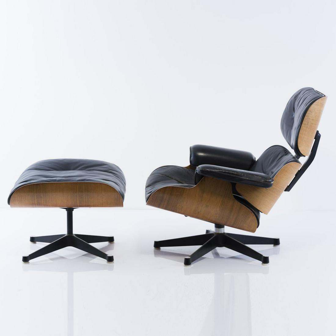 Charles Eames , Lounge chair '670' with Ottoman '671', (1 of 14)
