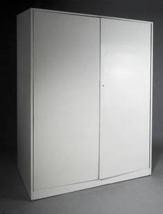 Peter Keler (attributed). Bedroom furniture, desi: Peter Keler (attributed). Bedroom furniture, designed in the 1930s. Wardrobe: H. 171 x 121 x 60 cm; two bedside tables: H. 22 x 70 x 35 cm; two corner cabinets: H. 50 x 50 x 50 cm; bed: H. 121 x 186