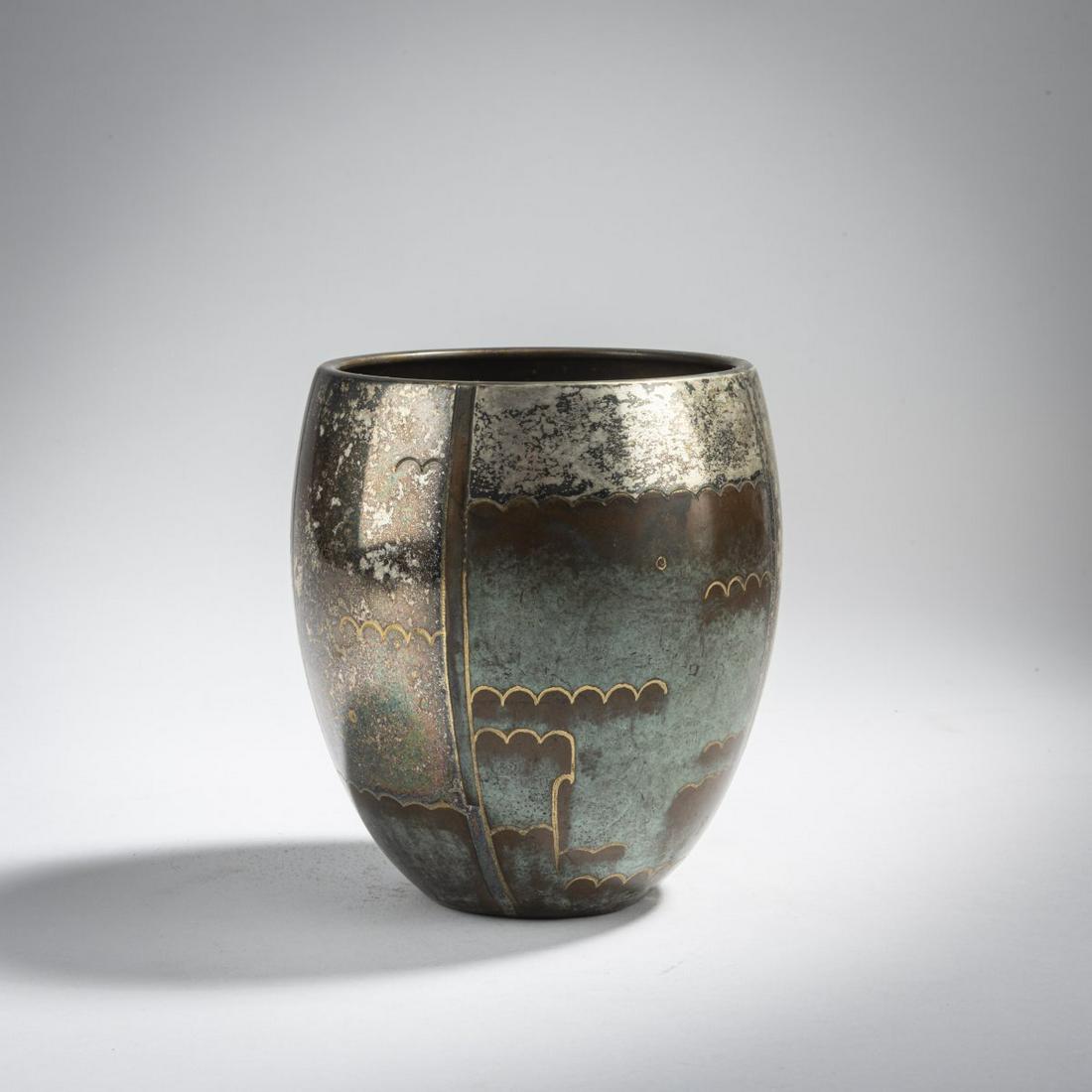 WMF, Geislingen, 'Ikora'-Vase '326/1099', c. 1925 (1 of 4)