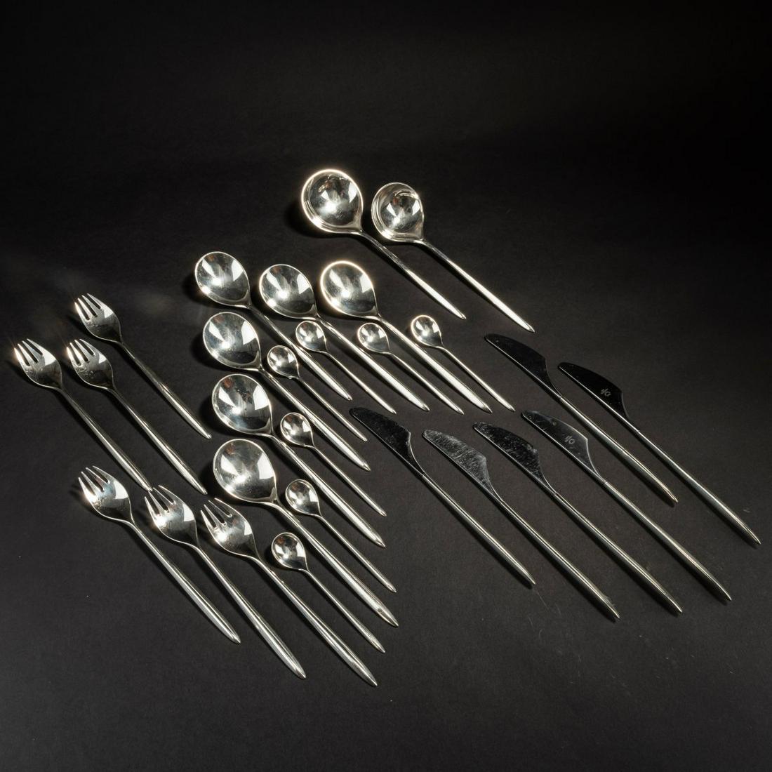 Hjördis Haugaard, 'Trinita' silver cutlery, 1960 (1 of 4)