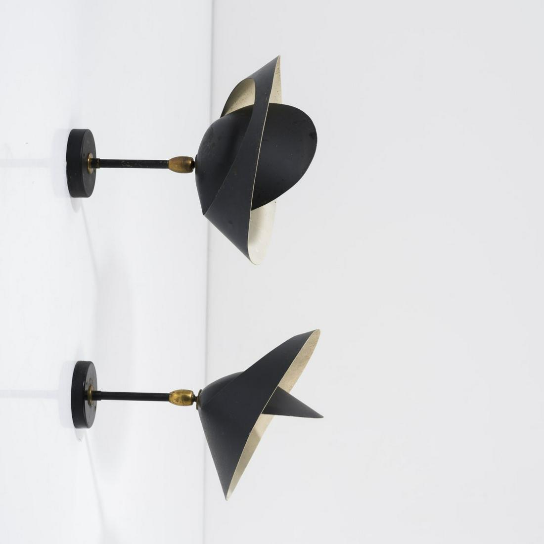 Serge Mouille, 2 'Petit Saturne' wall appliques, 1957 (1 of 4)