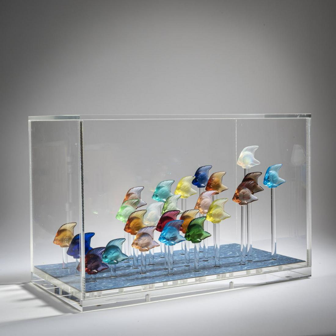 Lalique, Wingen-sur-Moder, 'Aquarium', 1980s (1 of 5)