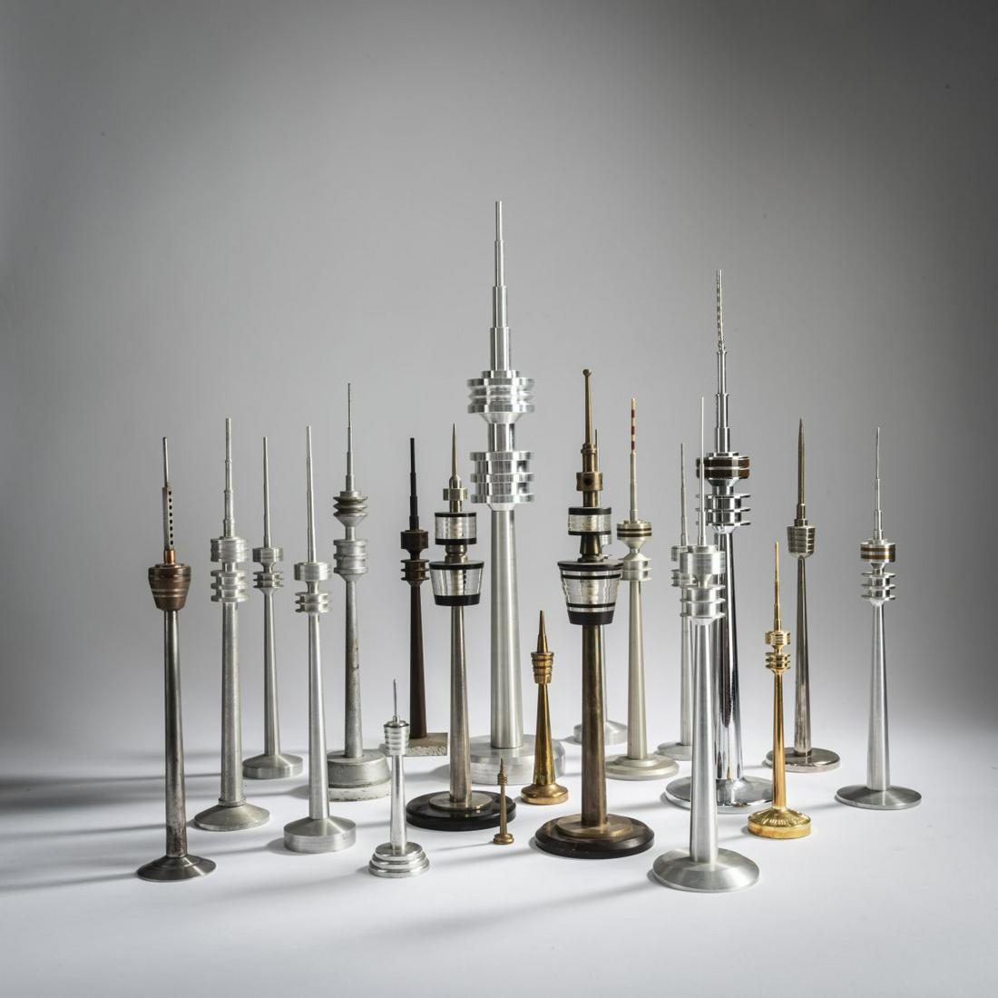 Germany et al, 20 TV tower models 'Munich' et al., (1 of 4)