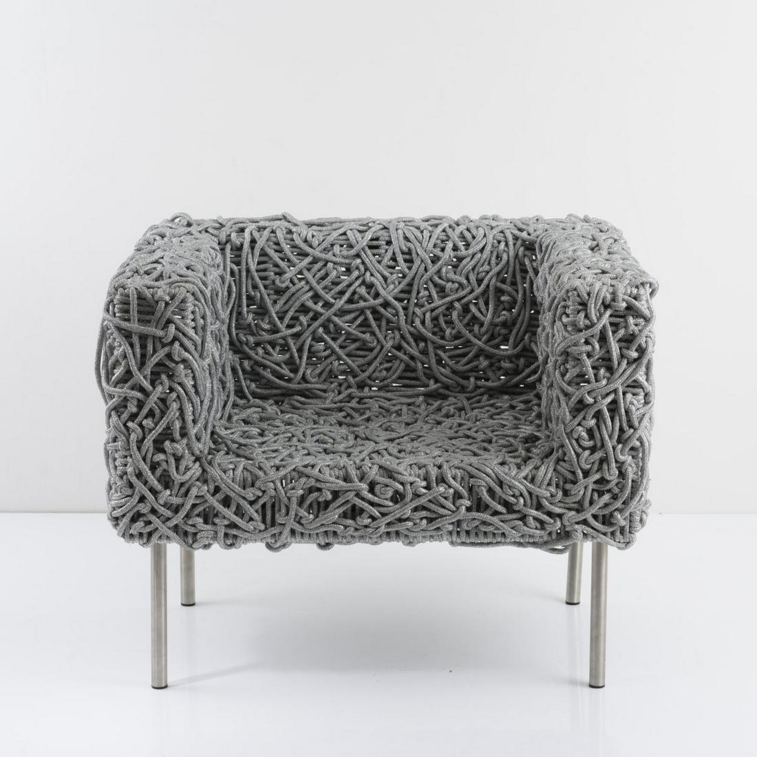 Humberto Campana; Fernando Campana, 'Azul' easy chair, (1 of 4)