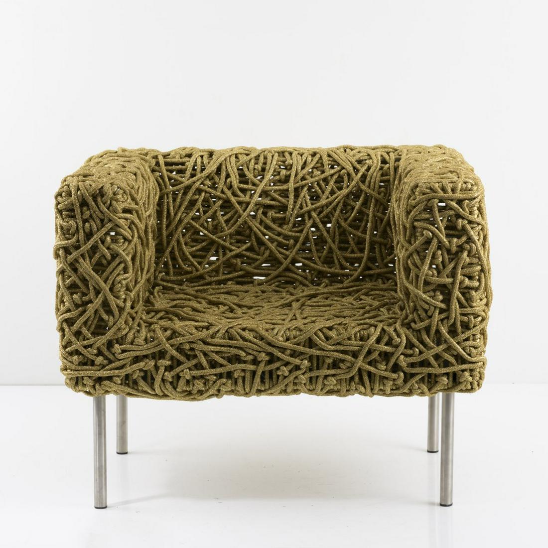 Humberto Campana; Fernando Campana, 'Azul' easy chair, (1 of 3)