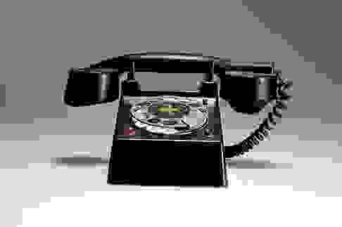 Bauhaus. 'Bauhaus' telephone, designed in 1929. H.