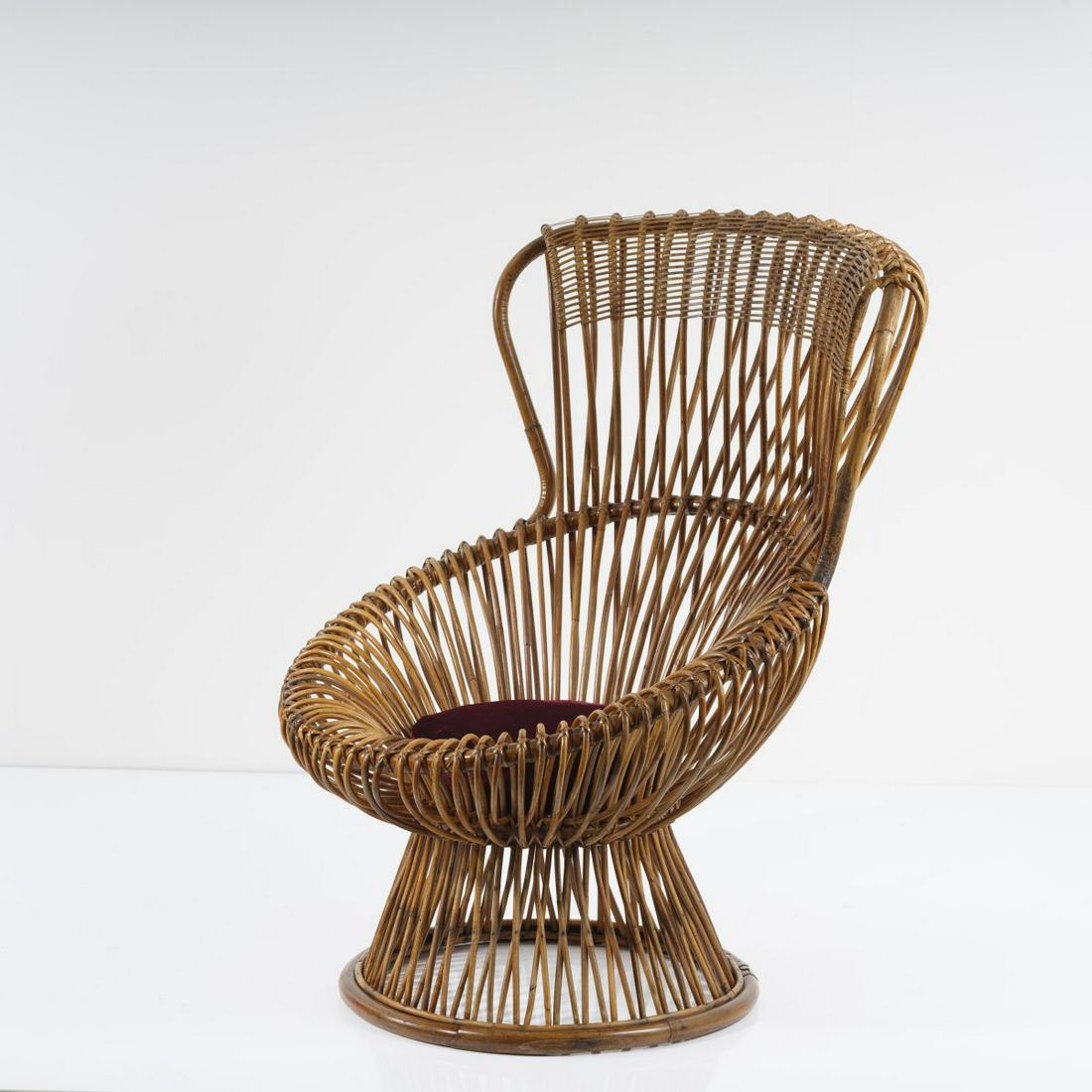 Franco Albini, 'Margherita' wicker chair, 1951 (1 of 11)