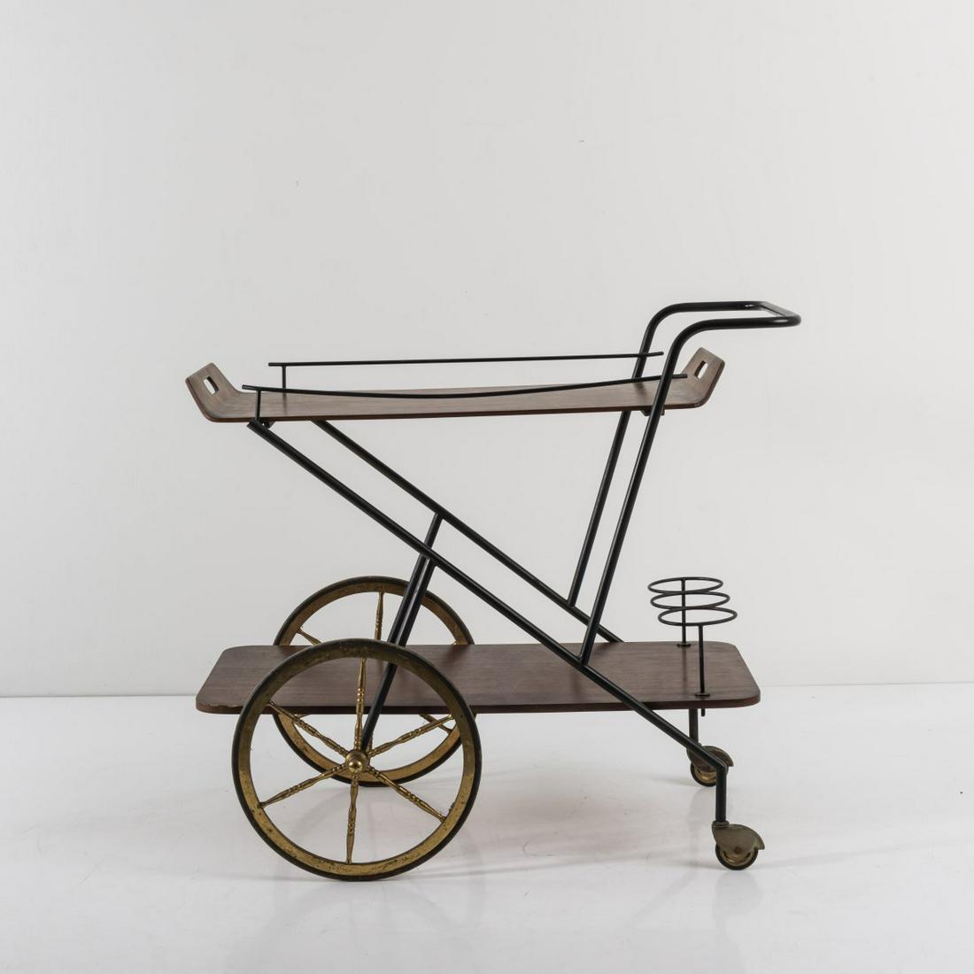 Italy, Bar cart, 1950s (1 of 7)