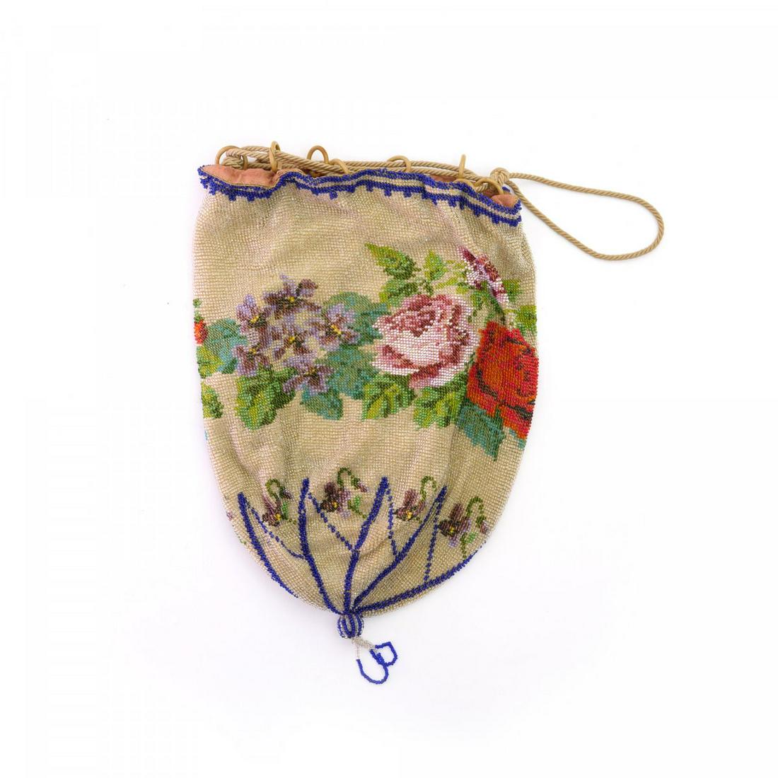 Pouch with floral border, 2nd half of the 19th century (1 of 3)