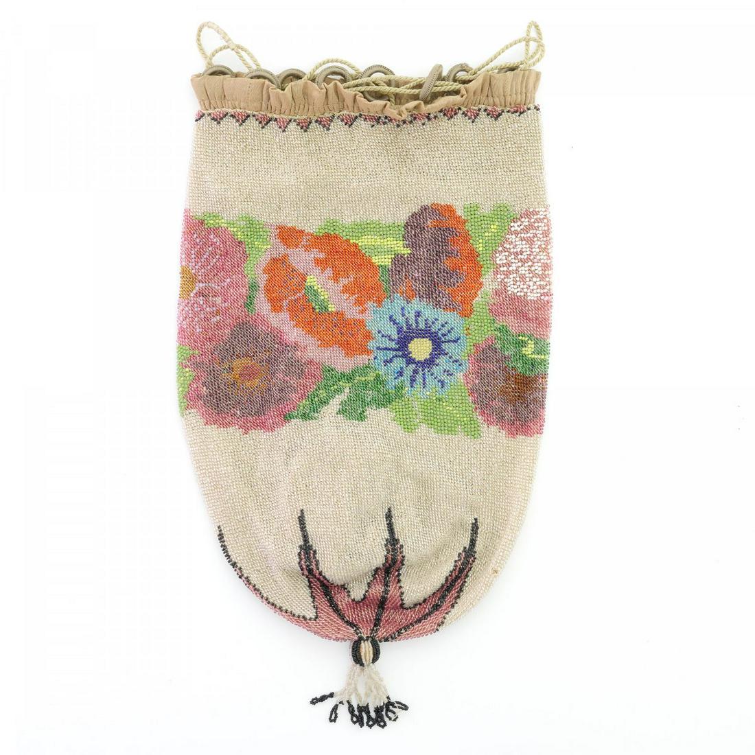 Pouch with floral border, 2nd half of the 19th century (1 of 2)